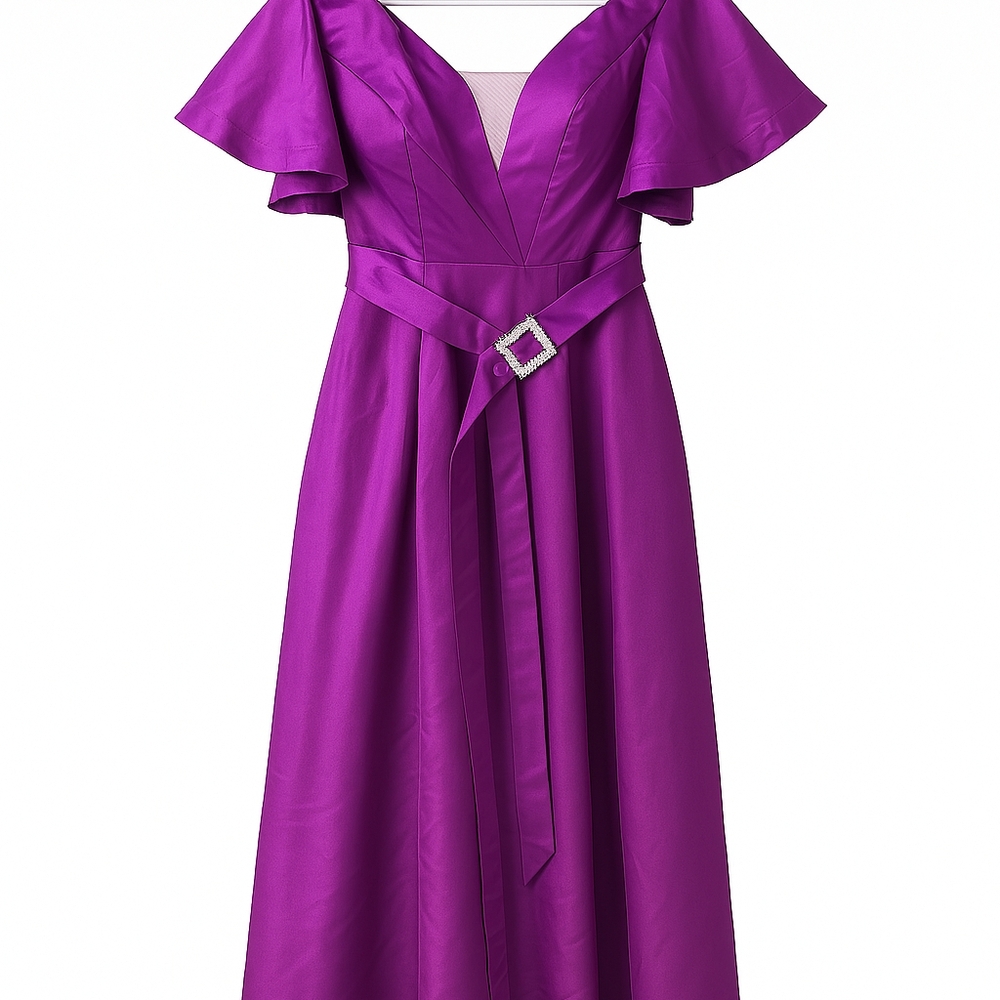 Elegant Purple Evening Dress